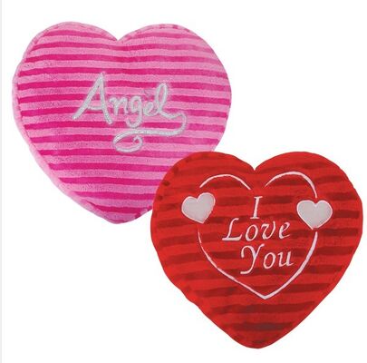 Cute Valentines Day Teddy Bear With Flower Heart Stuffed Push Toys