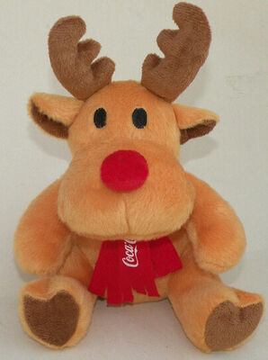 Coca Cola  Moose / Reindeer Stuffed Animal Toys Personalized Plush Toys