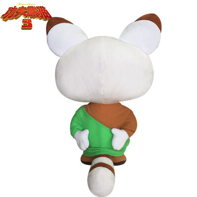 8 inch 3 Master Shifu Stuffed Cartoon Plush Toys Green and White