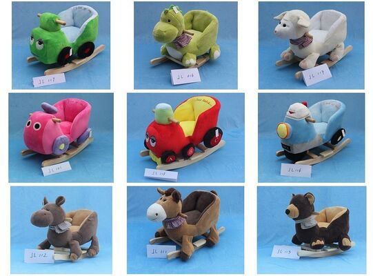 Baby Rocking Animal Chair Cute Baby Toys Little Mermaid Plush Doll