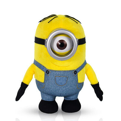 Despicable me 3 Minions 3D eye Cartoon Plush Toys Yellow 22cm