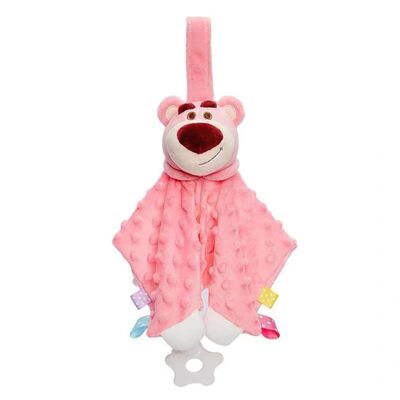 Cute and Lovely Baby comfort blanket with soft toy 35*35cm