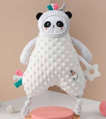 Baby comfort blanket with Plush Stuffed soft toy 40*26cm