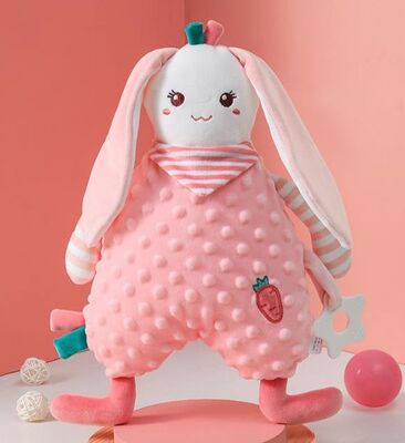 Baby comfort blanket with Plush Stuffed soft toy 40*26cm