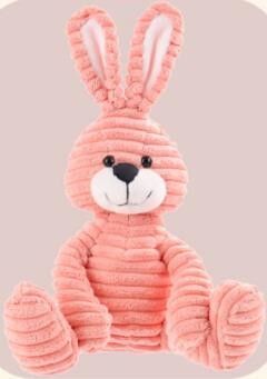 Cute and Lovely Corduroy Material Bunny Rabbit soft Toys 9inch