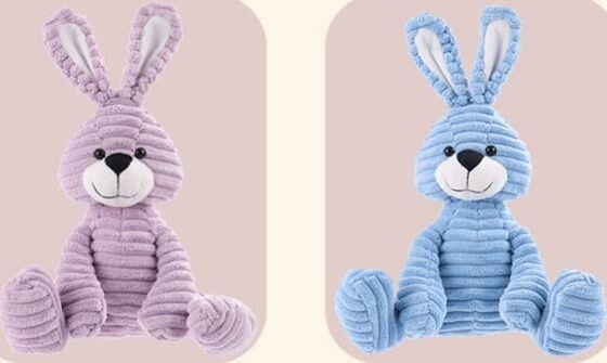 Cute and Lovely Corduroy Material Bunny Rabbit soft Toys 9inch