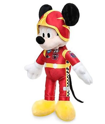 30cm Fashion Disney Roadster Racers Cars Mickey Mouse Plush Doll / Disney Stuffed Animals