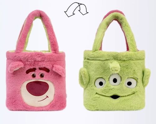 Disney Wanita Reversibel Cross Tas Tas Tas Tas Tas Tas Tas Plush Tas