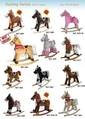 Fashion Rocking Horse Animals Indoor For Chlidren Riding On Playing