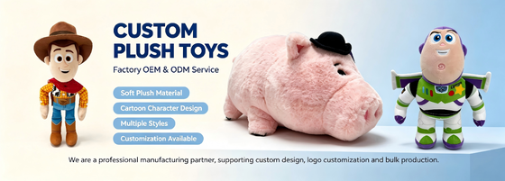 Cute Story Disney Animasi Karakter Plush Toys OEM Untuk Global Toy Importers