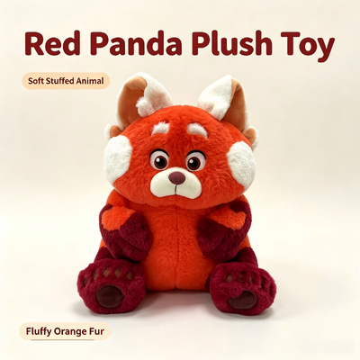 Anak-anak Hadiah Dan Kolektor Disney Plush Toys Mei Mei / Red Panda Mei