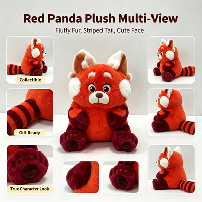 Anak-anak Hadiah Dan Kolektor Disney Plush Toys Mei Mei / Red Panda Mei