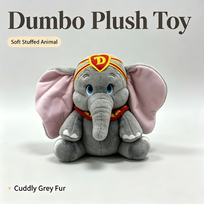Mainan Mewah Kustom Disney Dumbo yang Lucu - Hewan Boneka Karakter Kartun D