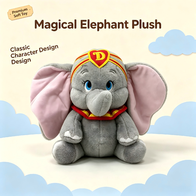 Mainan Mewah Kustom Disney Dumbo yang Lucu - Hewan Boneka Karakter Kartun D