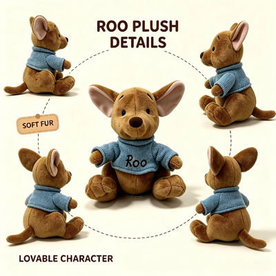 Bahan Lembut Disney Toys Plush Winnie The Pooh Roo