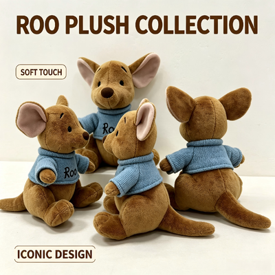 Bahan Lembut Disney Toys Plush Winnie The Pooh Roo