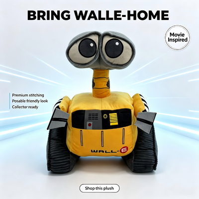 Cute Disney Pixar Plush WALL-E Qa Toys 35*15*15cm
