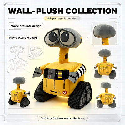 Cute Disney Pixar Plush WALL-E Qa Toys 35*15*15cm