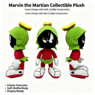 Looney Tunes Marvin Martian Disney Plush Toys untuk usia 3+