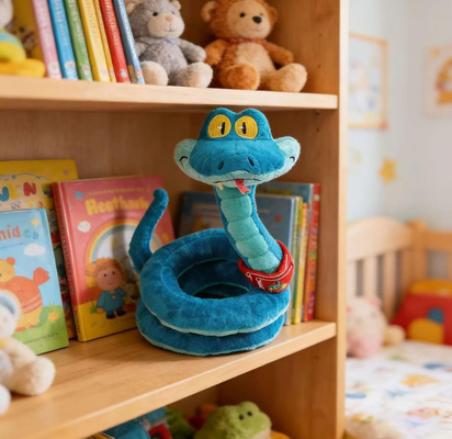 Mainan Mewah Gary De'Snake Disney Lembut Ukuran 35*12*15cm