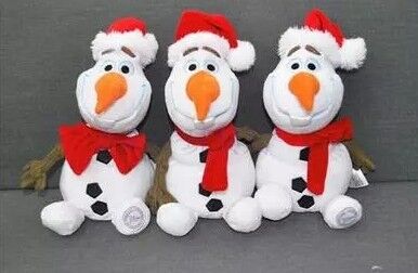Frozen Olaf Snowman Stuffed Disney Plush Toys For Christmas Holiday