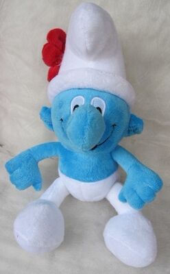 Cute Smurf Stuffed Animals Cartoon Plush Toys For Vending Crane Machine