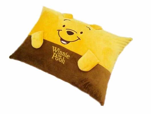 Fashion Disney Cartoon Plush Winnie The Pooh Baby Pillow Yellow