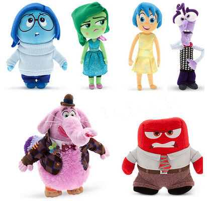 Children Inside Out Plush Disney Princess Dolls 30cm with Purple